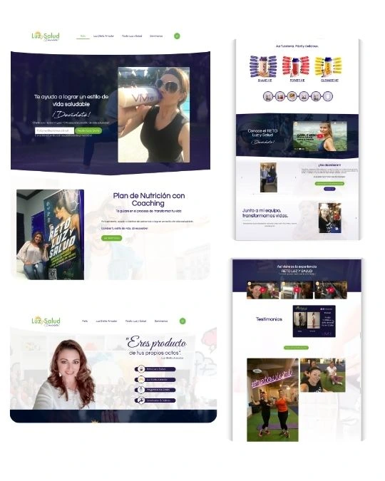 Sitio web rediseñado de marca personal